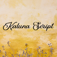 Nom de maison en fer forgé • lettres Kaluna Script 120x45 mm Fer forgé 6mm